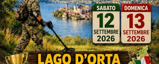 Locandina ufficiale della prima gara FIDES in Piemonte, in programma il 12 e 13 settembre 2026 al Lago d’Orta ad Ameno, località Monteoro.